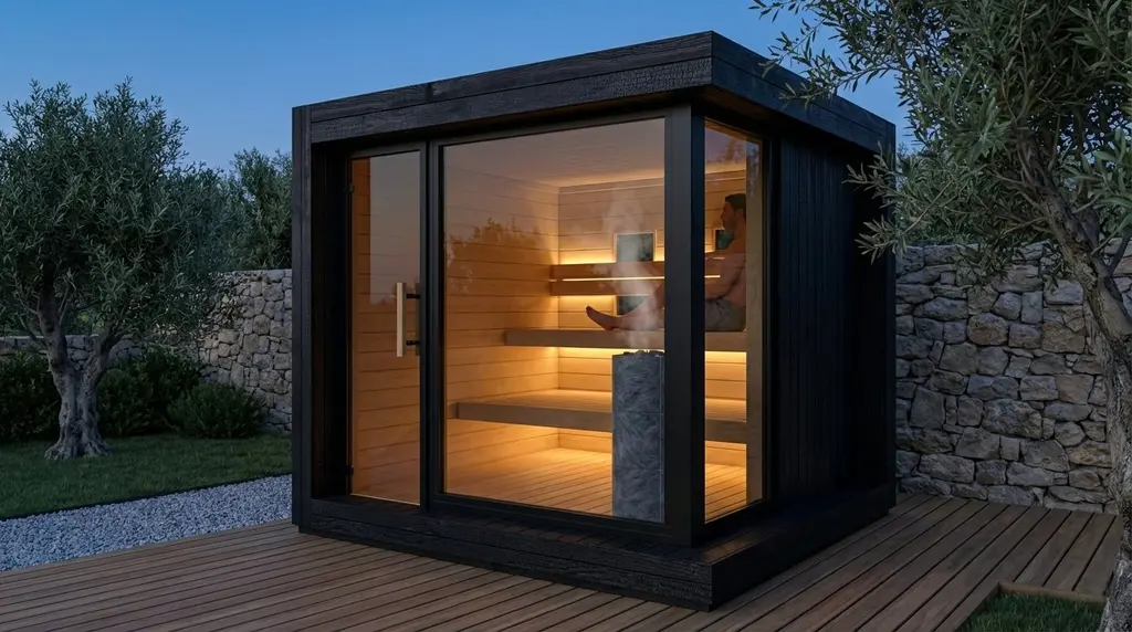 KUBIQ Studio premium outdoor sauna